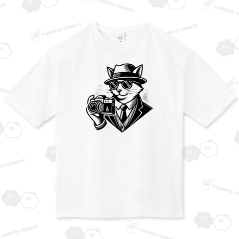 サングラス帽子カメラ猫