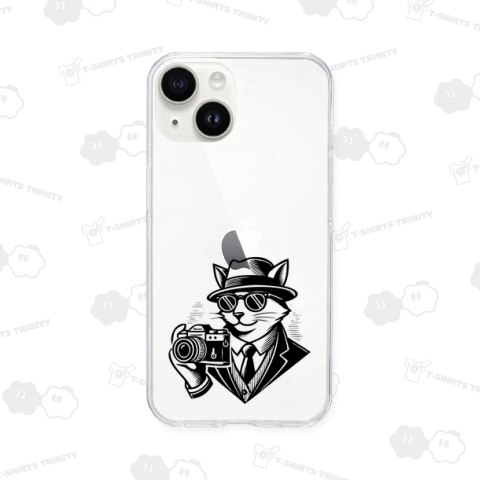 サングラス帽子カメラ猫