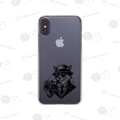 サングラス帽子カメラ猫