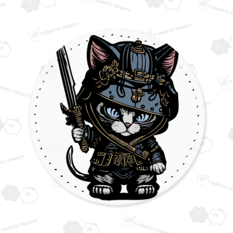 二頭身武将猫