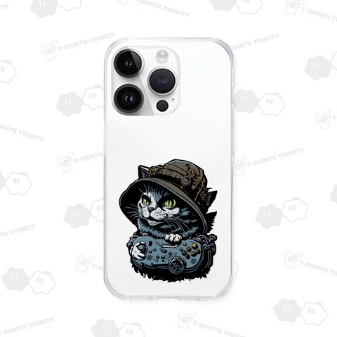 帽子ゲーム好き猫