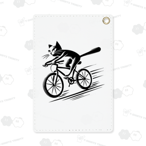 チャリで来た猫