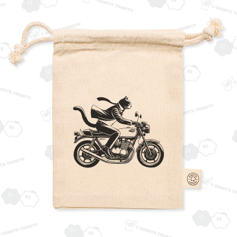 カワサキW800風バイク乗り猫