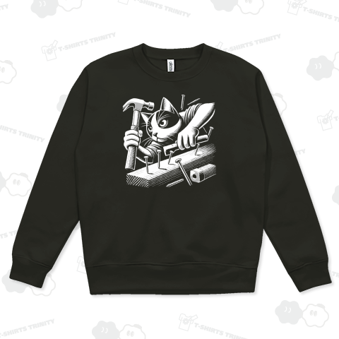 勢いでDIYする猫