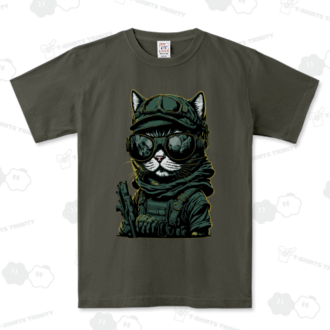 風格ある軍隊猫