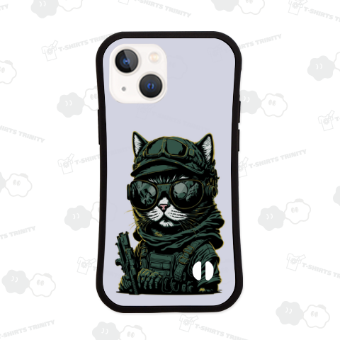 風格ある軍隊猫