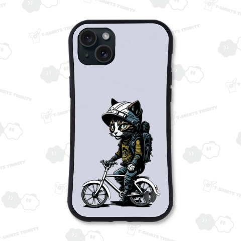 自転車好きな猫