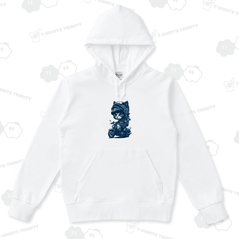 クールなバイク猫