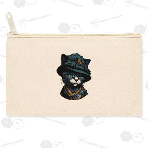 ブルーアイ帽子おしゃれ猫