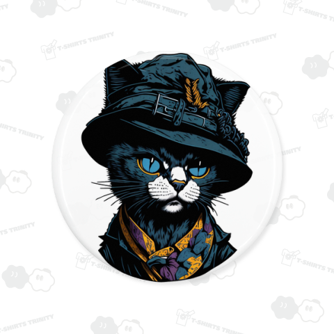 ブルーアイ帽子おしゃれ猫