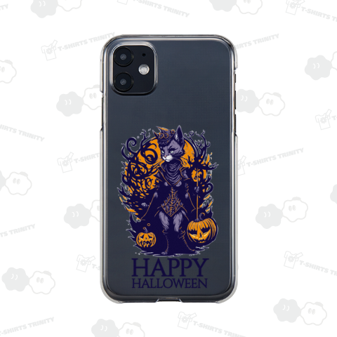 ハロウィン魔女猫