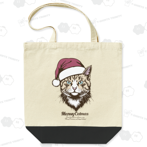 サンタ猫キジ白