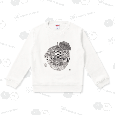 りんごのゼンタングル 正前