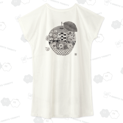 りんごのゼンタングル 正後