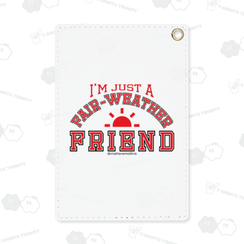 カレッジ風フェアウェザー・フレンド(レッドプラス)