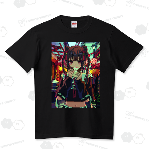 中華街ガール ハイクオリティーTシャツ(5.6オンス)