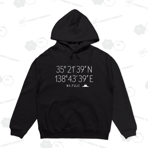 Mt.FUJI〈座標シリーズ〉(白文字)