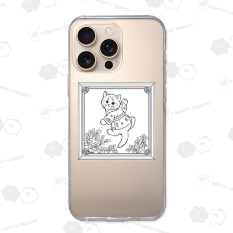 額縁の中の和風こにゃんこ