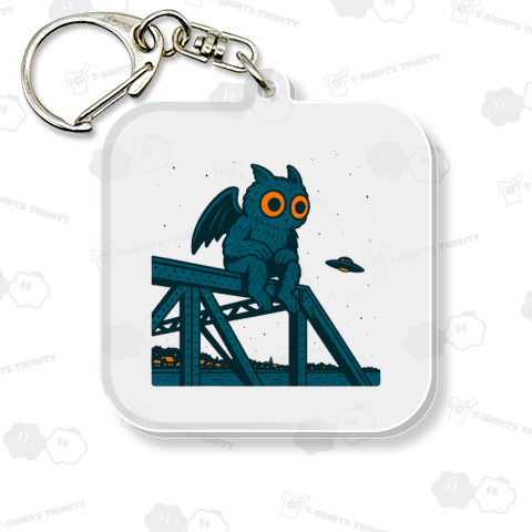 街を見守るモスマン