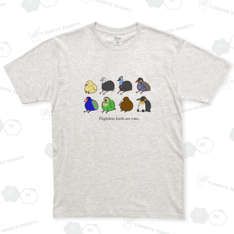 飛べない鳥かわいいね ベーシックTシャツ(5.0オンス)