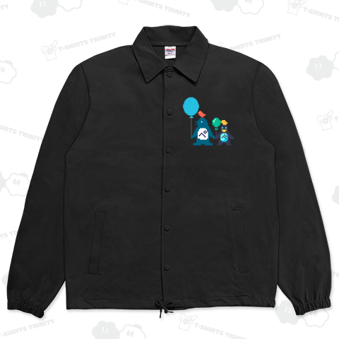 ペンギンのペさんとオレンジひよこwithロボ【ドット絵】