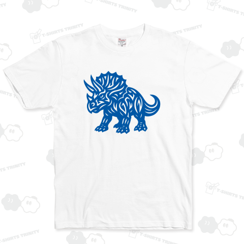 トリケラトプス【トライバル・デザイン】ブルー