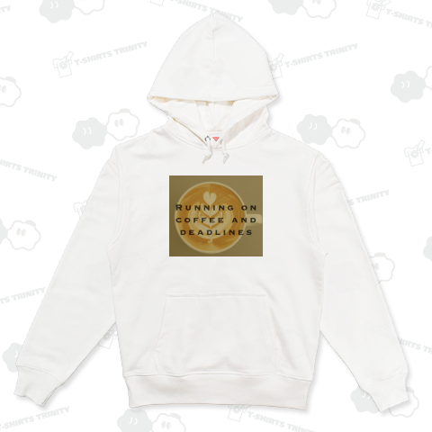 コーヒーと締切の日々|ラテアート×英語メッセージデザイン