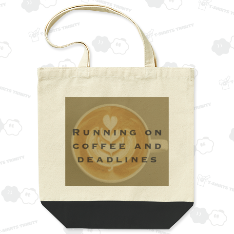 コーヒーと締切の日々|ラテアート×英語メッセージデザイン