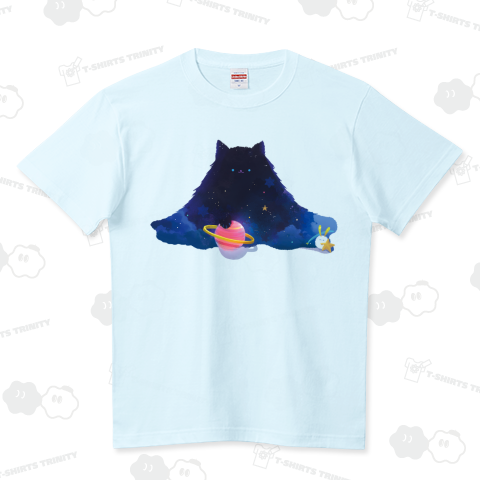 溶けネコgalaxy ハイクオリティーTシャツ(5.6オンス)