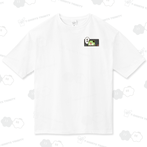 かえる号、発進!(ミニ操縦席) ビッグシルエットTシャツ(5.6オンス)