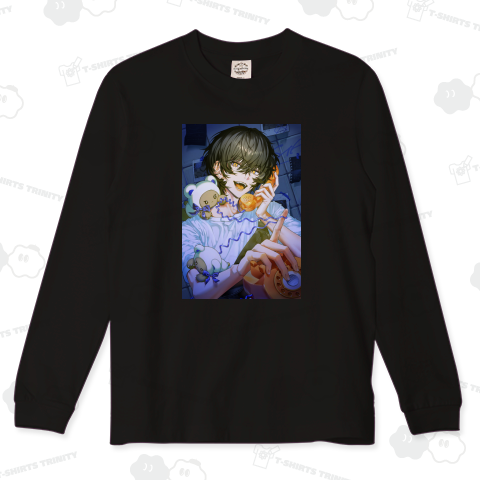 keep calling オーガニックコットンロングTシャツ(5.3オンス)