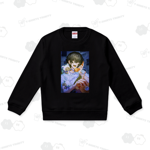 keep calling キッズスウェット(10オンス)