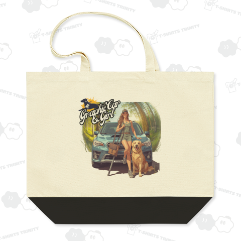 Graphic Car & Girl "Field Note"