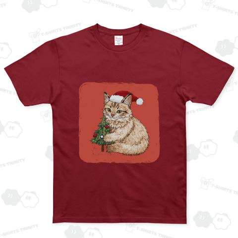 ツリーを守る子猫