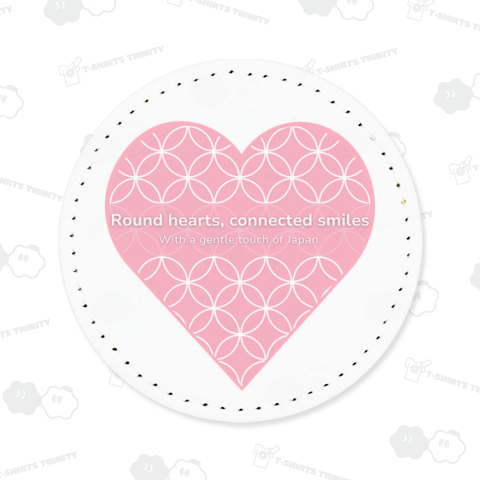 まあるい心の七宝ハート/Pink Shippo Heart