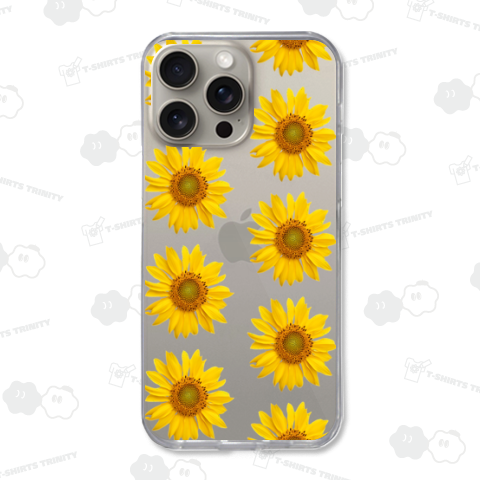 元気な夏のひまわり