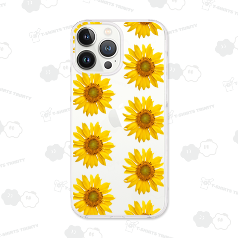 元気な夏のひまわり