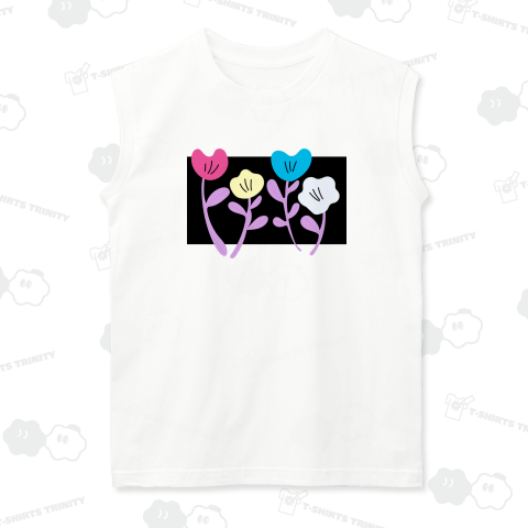 レトロ・カラフル・Flower