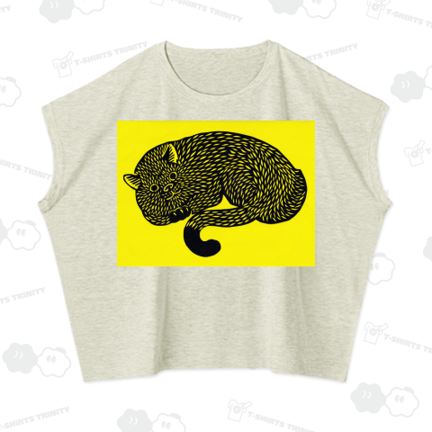 切り絵の猫(黒)