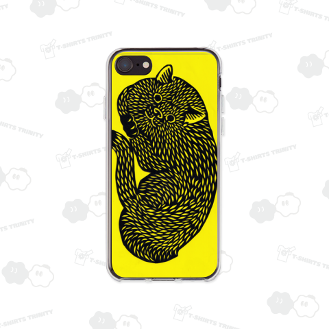 切り絵の猫(黒)