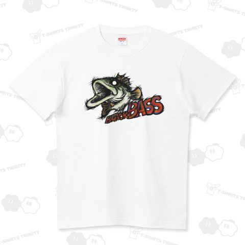 BLACK BASS -ブラックバス-カラー【個性的で珍しいオリジナルイラスト釣りTシャツ】