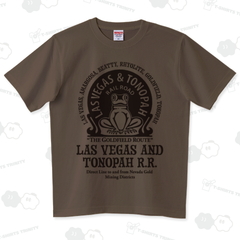 Las Vegas and Tonopah Railroad BRW ハイグレードTシャツ(6.2オンス)