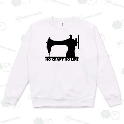 ノークラフトノーライフ クラシックなミシンデザイン ブラック