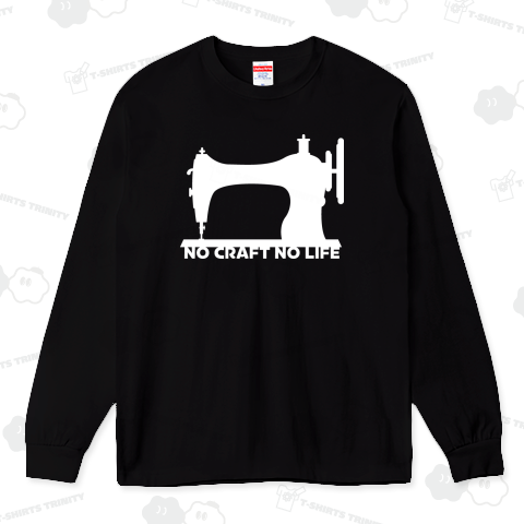 ノークラフトノーライフ クラシックなミシンデザイン ホワイト