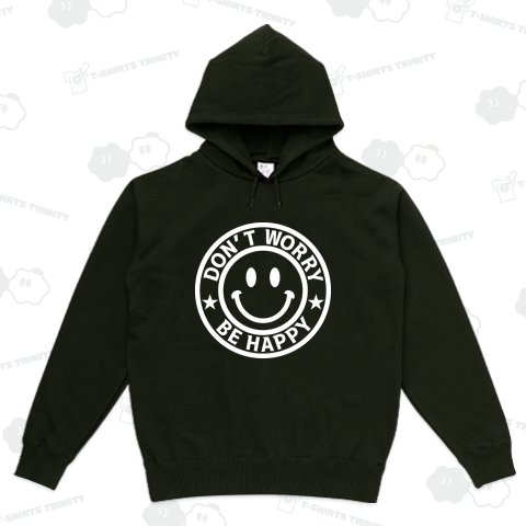 ドントウォーリービーハッピー スマイルフェイスデザイン ホワイト