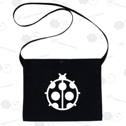 てんとう虫デザイン ナナホシテントウ 天道虫 ホワイト