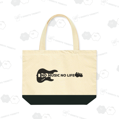 ノーミュージックノーライフ ベースデザイン ブラック