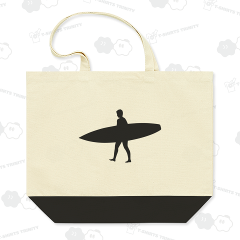 クールでスタイリッシュ サーファーの影