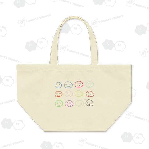 子供が色とりどりのクレヨンで描いたカラフルでかわいい丸い顔