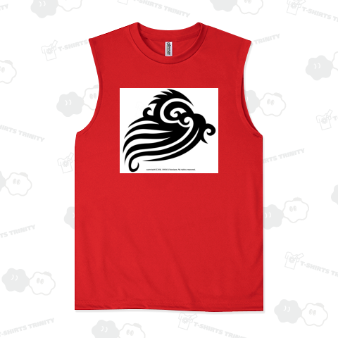 クールな黒と白の鳥のイラスト